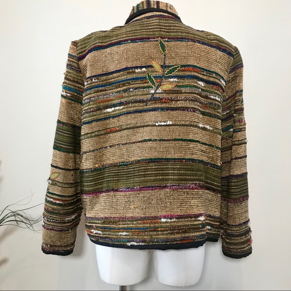 Rare Vintage Multicolor Embroidered Jacket - Picture 7 of 9